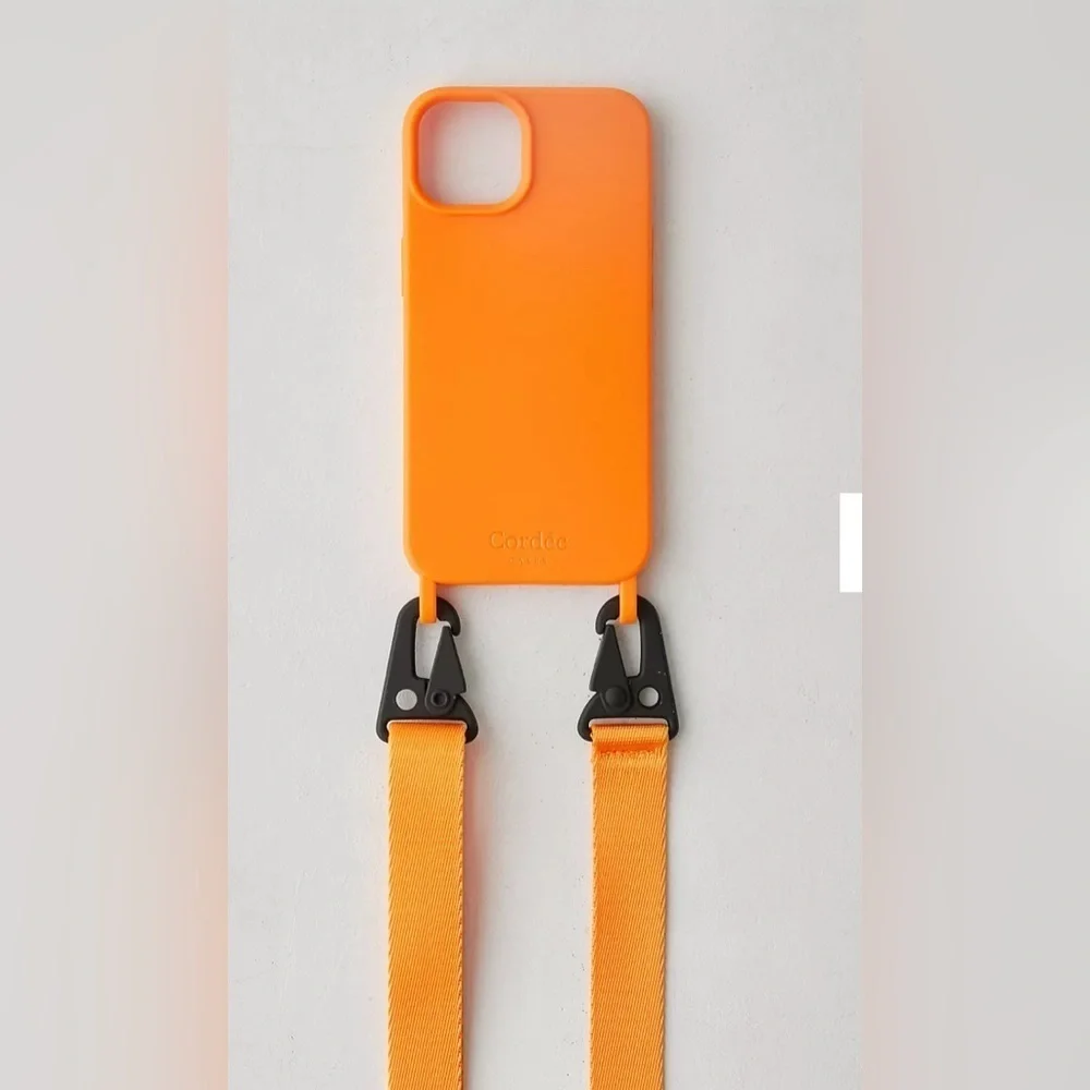 Cordée Crossbody IPHONE Case Orange iPhone Case & Lanyard Set NIB